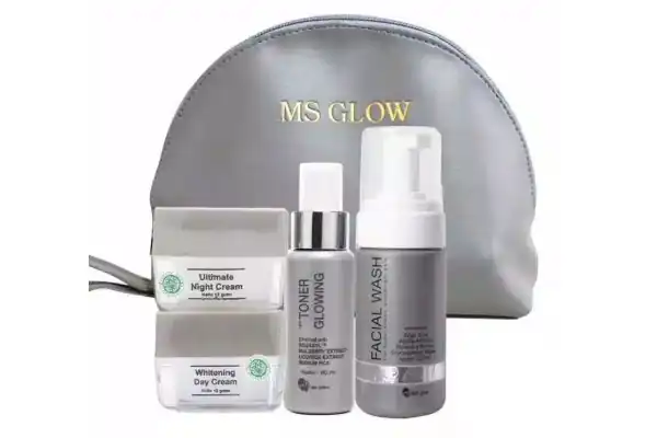 10 Cream Pemutih Wajah di Alfamart Yang Aman Digunakan 4 MS Glow Paket Pemutih Wajah Komplit
