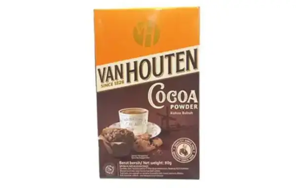 10 Coklat Bubuk di Alfamart dan Indomaret Untuk Minuman dan Tambahan Kue 4 coklat bubuk Van Houten Cocoa Powder